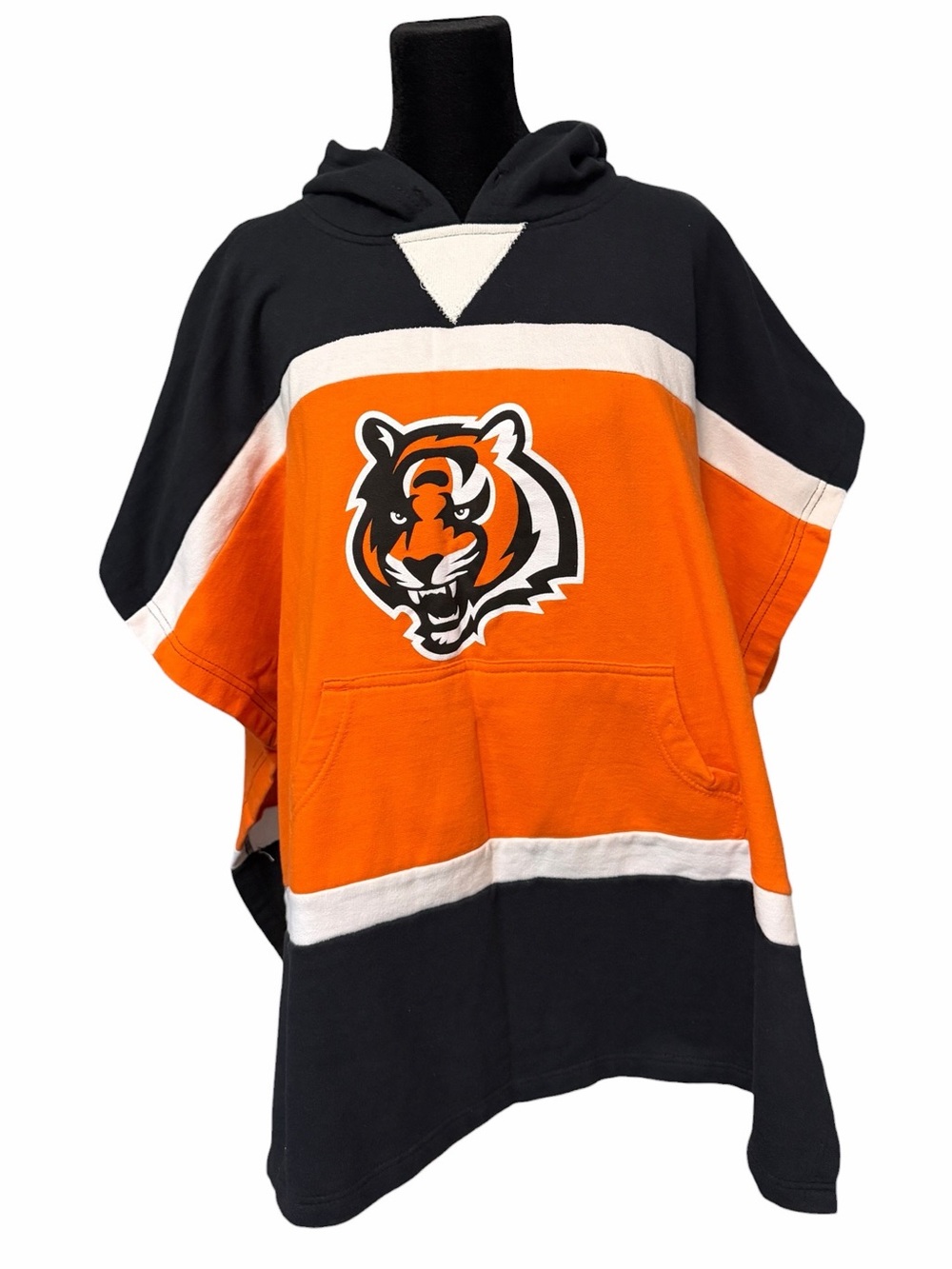 Cincinnati Bengals Poncho Hoodie Sweatshirt one Size cozy Fall Football